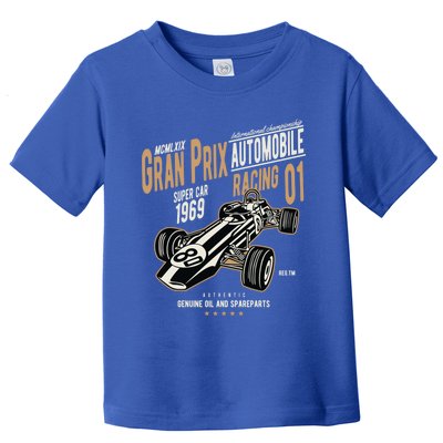 Grand Prix Racing 1969 Vintage Car Racing Fan Gift Toddler T-Shirt