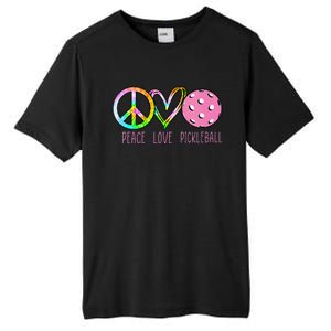 Girls Pickleball Retired Ladies Peace Love Pickleball Tall Fusion ChromaSoft Performance T-Shirt