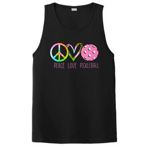 Girls Pickleball Retired Ladies Peace Love Pickleball PosiCharge Competitor Tank