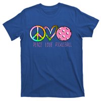 Girls Pickleball Retired Ladies Peace Love Pickleball T-Shirt