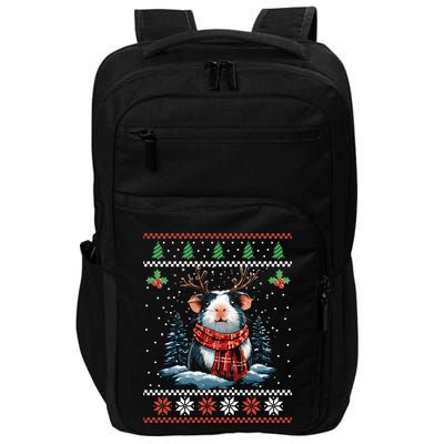 Guinea Pig Reindeer Christmas Xmas Swea Impact Tech Backpack