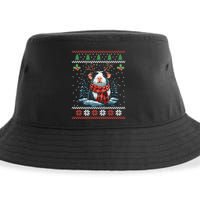 Guinea Pig Reindeer Christmas Xmas Swea Sustainable Bucket Hat