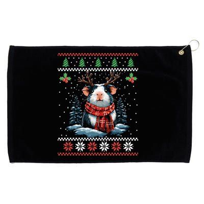 Guinea Pig Reindeer Christmas Xmas Swea Grommeted Golf Towel