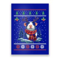 Guinea Pig Reindeer Christmas Xmas Swea Poster