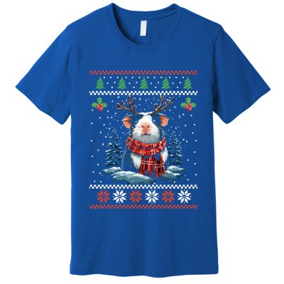 Guinea Pig Reindeer Christmas Xmas Swea Premium T-Shirt