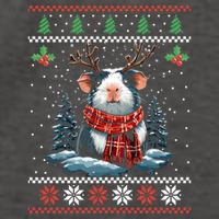 Guinea Pig Reindeer Christmas Xmas Swea Vector Backpack