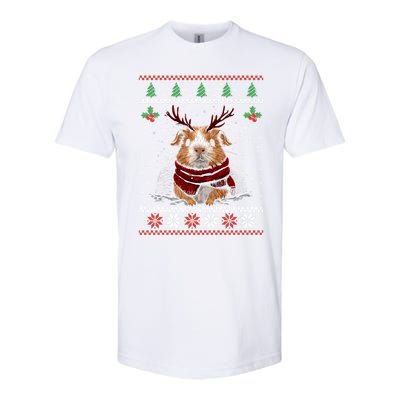 Guinea Pig Reindeer Christmas Xmas Swea Softstyle CVC T-Shirt