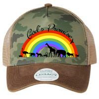 God's Promise Rainbow, Animals Of Noah's Ark Legacy Tie Dye Trucker Hat