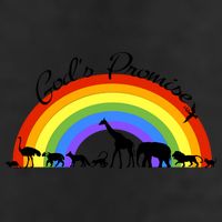 God's Promise Rainbow, Animals Of Noah's Ark Cool Comfort Performance Bucket Hat