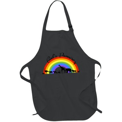 God's Promise Rainbow, Animals Of Noah's Ark Apron