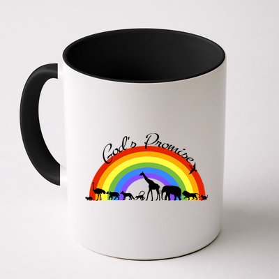 God's Promise Rainbow, Animals Of Noah's Ark Mug
