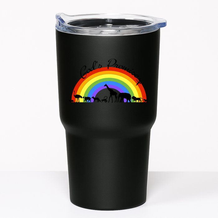 God's Promise Rainbow, Animals Of Noah's Ark Tumbler