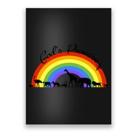 God's Promise Rainbow, Animals Of Noah's Ark Poster