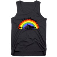 God's Promise Rainbow, Animals Of Noah's Ark Tank Top