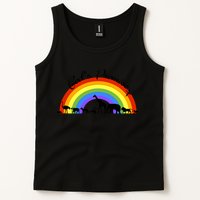God's Promise Rainbow, Animals Of Noah's Ark Tank Top
