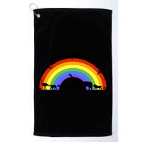 God's Promise Rainbow, Animals Of Noah's Ark Golf Towel