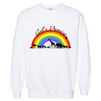 God's Promise Rainbow, Animals Of Noah's Ark Garment-Dyed Sweatshirt