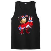 Guinea Pig Ridding TRex 4th Of July Fireworks Lover Family PosiCharge Competitor Tank