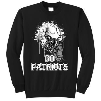 Go Patriots Rising Helmet Henry County High School Sweatshirt