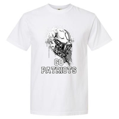 Go Patriots Rising Helmet Henry County High School Garment-Dyed Heavyweight T-Shirt