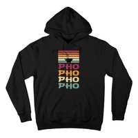 Great Pho Retro Design Food Lover Pho Soup Hoodie