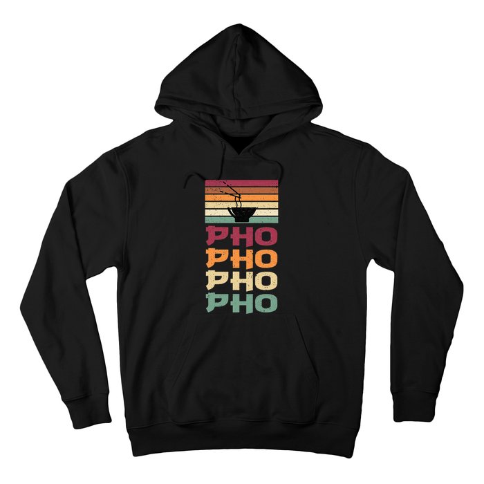 Great Pho Retro Design Food Lover Pho Soup Hoodie