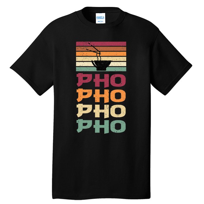 Great Pho Retro Design Food Lover Pho Soup Tall T-Shirt