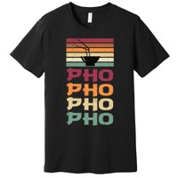 Great Pho Retro Design Food Lover Pho Soup Premium T-Shirt