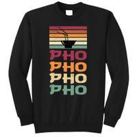 Great Pho Retro Design Food Lover Pho Soup Tall Sweatshirt