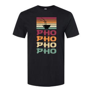 Great Pho Retro Design Food Lover Pho Soup Softstyle CVC T-Shirt