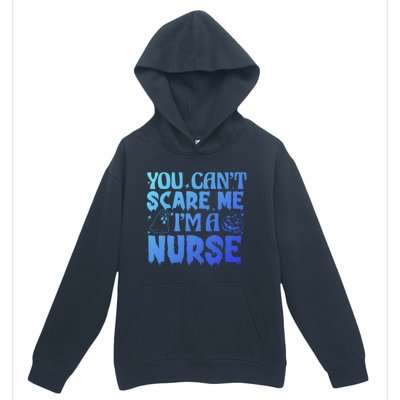 Ghost Pumpkin Spooky Halloween You Cant Scare Me Im A Nurse Gift Urban Pullover Hoodie