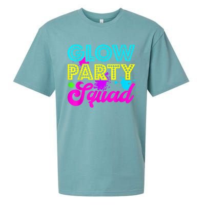 Glow Party Squad Halloween Costume Party Colorful Sueded Cloud Jersey T-Shirt