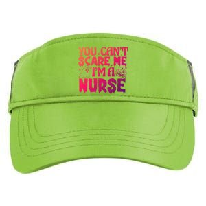 Ghost Pumpkin Spooky Halloween You Cant Scare Me Im A Nurse Gift Adult Drive Performance Visor