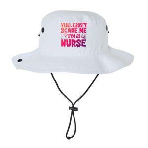 Ghost Pumpkin Spooky Halloween You Cant Scare Me Im A Nurse Gift Legacy Cool Fit Booney Bucket Hat