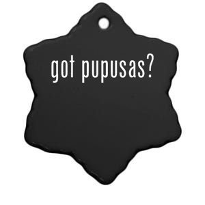 Got Pupusas Salvadoran Pupusa Ceramic Star Ornament