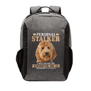 Goldendoodle Personal Stalker Funny Golden Doodle Mom Vector Backpack