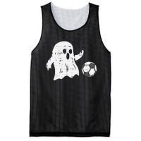 Ghost Playing Soccer Funny Football Halloween Costume Sports Mesh Reversible Basketball Jersey Tank