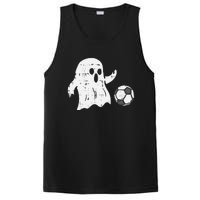 Ghost Playing Soccer Funny Football Halloween Costume Sports PosiCharge Competitor Tank