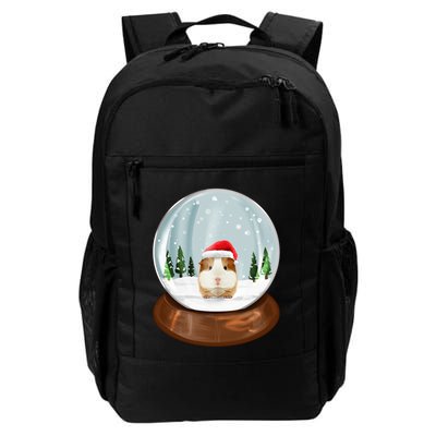 Guinea Pig Snow Globe Xmas Pjs Outfit Funny Christmas Long Sleeve Backpack