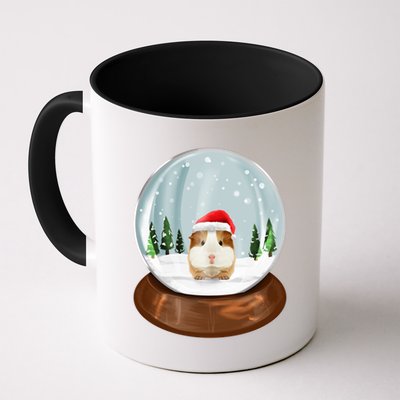 Guinea Pig Snow Globe Xmas Pjs Outfit Funny Christmas Long Sleeve Mug