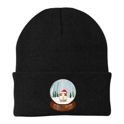 Guinea Pig Snow Globe Xmas Pjs Outfit Funny Christmas Long Sleeve Beanie
