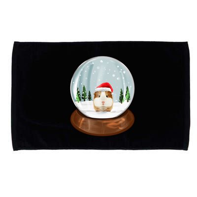 Guinea Pig Snow Globe Xmas Pjs Outfit Funny Christmas Long Sleeve Microfiber Hand Towel