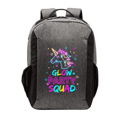 Glow Party Squad Unicorn 80s Retro Costume Birthday Squad Vector Backpack