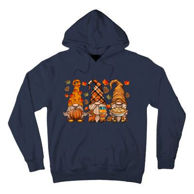 Gnomes Pumpkin Spice Coffee Latte Fall Autumn Thanksgiving Tall Hoodie