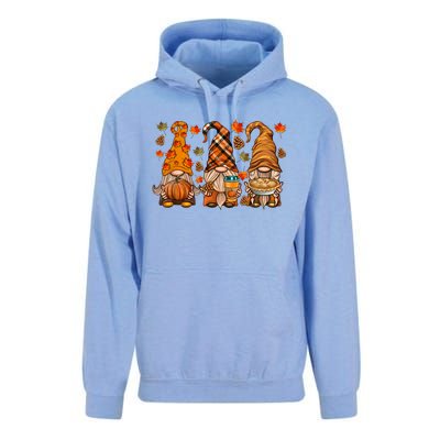 Gnomes Pumpkin Spice Coffee Latte Fall Autumn Thanksgiving Unisex Surf Hoodie