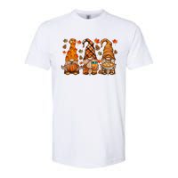 Gnomes Pumpkin Spice Coffee Latte Fall Autumn Thanksgiving Softstyle CVC T-Shirt