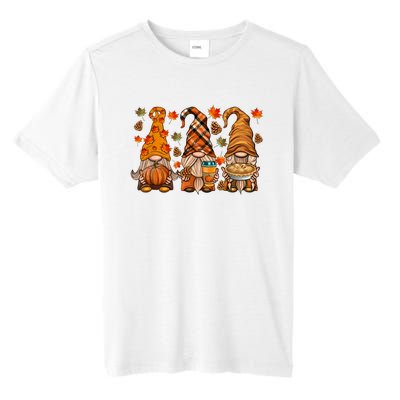 Gnomes Pumpkin Spice Coffee Latte Fall Autumn Thanksgiving Tall Fusion ChromaSoft Performance T-Shirt