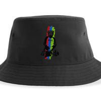 Good Pug Sitting Art Sustainable Bucket Hat