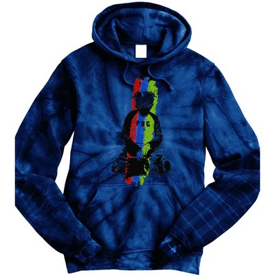 Good Pug Sitting Art Tie Dye Hoodie