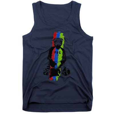 Good Pug Sitting Art Tank Top